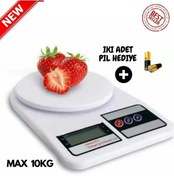 Resim Lilya Home Dijital Hassas 10 Kg Mutfak Terazisi Tartısı Lcd Ekranlı 