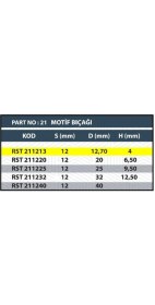 Resim RESİSTE 12,7MM CNC MOTİF BIÇAĞI 