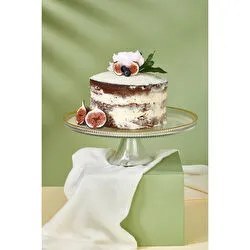 Resim Paris Pasta/kek/tatlı Sunum Standı 28 Cm Şeffaf 