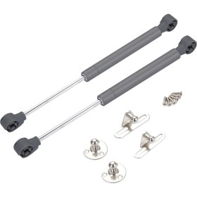 Resim Hafele 2 Adet Dolap Amortisörü Gazlı Piston Kapak Hidroliği 27 cm 