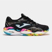 Resim Joma Smash Men 2591 Negro Multicolor Toprak Kort Erkek Tenis Ayakkabısı Tsmas2591c Çok Renkli 