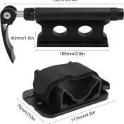 Resim Sunshinee Araba Bisiklet Rafı Yol Bisiklet Mtb Portbagaj Hızlı Bırakma Bisiklet Montaj Braketi Sabitleme Klipsi Portbagaj Araba Rafı (Yurt Dışından) 