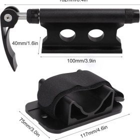 Resim Sunshinee Araba Bisiklet Rafı Yol Bisiklet Mtb Portbagaj Hızlı Bırakma Bisiklet Montaj Braketi Sabitleme Klipsi Portbagaj Araba Rafı (Yurt Dışından) 