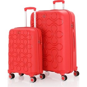 Resim Mçs Polipropilen 2li Valiz Seti Büyük & Kabin V376 S23sy1000050-set 00004 Kırmızı 