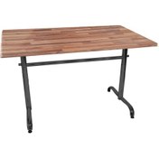 Resim Bey Mobilya 532599117 Valerya Werzalit Mutfak Masası 80 x 140 Esb - Siyah 