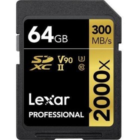 Resim Lexar 64GB Professional 2000x SDXC V90 Hafıza Kartı 