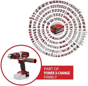 Resim Einhell Akülü Darbeli Vidalama TE-CD 18/48 Li-i-Solo Power X-Change (Li-Ion, 18 V, 2 Vitesli Şanzıman, Darbeli Vidalama Fonksiyonu, Devir Kontrolü, LED, akü ve şarj cihazı dahil değildir) - 4513926 