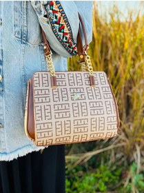 Resim Miami Polo Zincir Detaylı Kadın Çanta Miami Vizon 