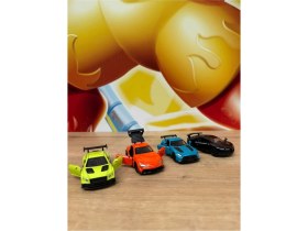 Resim 4'lü Yarış Arabası Oyuncak Mercedes Amg Gtr Bugatti Lamborgini Yarış Arabası Açılan Kapılarr 