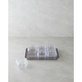 Resim Özbience Akrilik 6 Bölmeli Kahvaltılık, 25X35 Cm, Şık ve Kullanışlı Tasarım 
