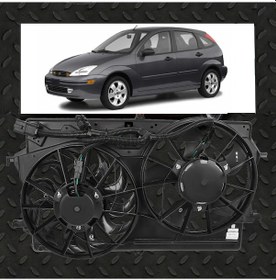 Resim Ford Focus 1 Radyatör Fan Motoru Klimalı 1998--2003 