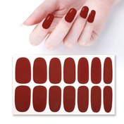 Resim Kendinden Yapışkanlı Tırnak Çıkartmaları, Oval Şekil, Parlak Kaplama, Düz Renk, Paba İçermez, Parıltılı Süsleme, Kadınlar, Kızlar, DIY Tırnak Sanatı için 