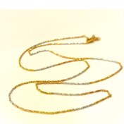 Resim 14 Ayar Altın Renkli Zincir 47 CM 1 MM 