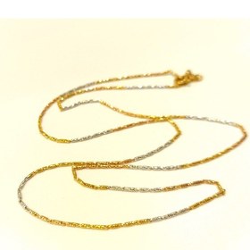 Resim 14 Ayar Altın Renkli Zincir 47 CM 1 MM 