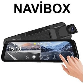 Resim Navibox 140 Açılı 1080p Dvr Dokunmatik Carplay Ayna Yol Kayıt Kamerası Nv2140cda Ön Arka Kamera Diğer 