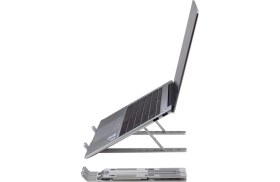 Resim Smartgift Tek Katlı Ayarlanabilir Notebook Laptop Alüminyum Stand- Gümüş 