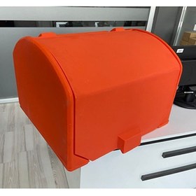 Resim MKG Mondial 100 Ritmica Motosiklet Servis Çantası Turuncu 90 Lt Pizza Servis Arka Bagaj 