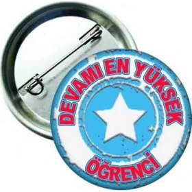 Resim Hediye Panayırı - Devamı En Yüksek Öğrenci Rozeti (20 Adet) 