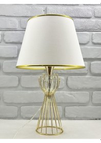 Resim Gold Kaplama Tel Toplu Konik Taşlı Metal Ayaklı Kumaş Gold Şeritl Gold 