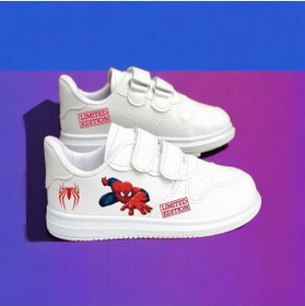 Resim amazoondesing Örümcekli Çocuk Baskılı Sneaker Erkek Çocuk Spor Ayakkabı 