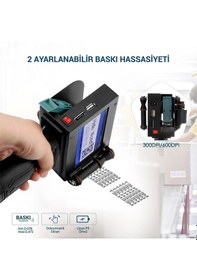 Resim Mürekkepli Yazıcı 4.3" Dokunmatik Şarjlı El Tipi Türkçe Menü 
