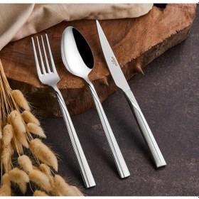 Resim Amboss Dorado 18 Parça Paslanmaz Çelik Çatal Kaşık Bıçak Seti Kutulu 