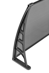 Resim Genel Markalar Lotus Kapı Pencere Üstü Pratik Sundurma 70x360 Cm - Siyah 