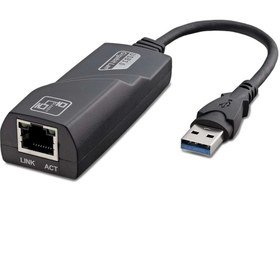 Resim ALFA AKSESUAR 03 Ethernet Card Usb3.0 1000Mbps Siyah HDX5265 