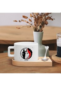 Resim Bk Gift Kişiye Özel İsimli Avukat Tasarımlı-12, Ahşap Altlıklı Seramik Fincan, Meslek Hediyesi, Yeni İş Hediyesi Kobitmeyen137921 Bk Gift 