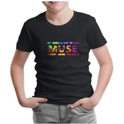 Resim Muse - Cover Logo Siyah Çocuk Tshirt 