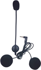 Resim QSPORTPEAK Motosiklet İnterkom Aksesuarları V6/V4 için, Mikrofon Kulaklık Sert Kablo Kulaklık Motosiklet BT Bluetooth İnterkom için 