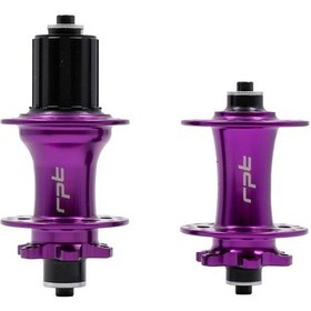 Resim Shimano Raptor Ön/arka Göbek Seti Qr+sokma Mil 8-11v 32d 6 Vida Mor 220224 Siyah 