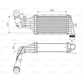 Resim Valeo 818660 Turbo Radyatoru Astra G 98-10 Y20dth - X17dt 1302114 (WC675353) 