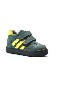 Resim Onlo Ayakkabı S.260 Deri Haki Ortopedik Erkek Bebek Sneaker Haki 