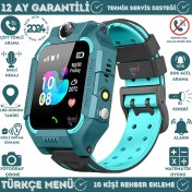 Resim Çocuklar Için Akıllı Saat, Kamera ve Alarm Özellikli, Yeşil Renk, Ders Modu 