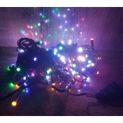 Resim 10M 100 LED Damla Uçlu LED Işık Rgb Işık Siyah Kablo 