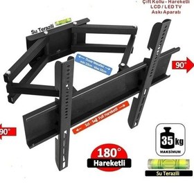 Resim Teif 55'' - 140 Ekran Tv Askı Aparatı + Su Terazisi 
