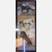 Resim Ertürk Hayvan Resimli Çerçeve 25x65 cm 