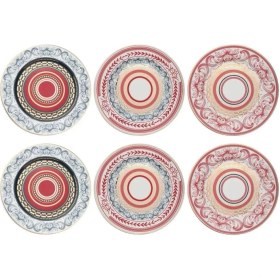 Resim Luckyart Lancelot Bone 20Cm 6Lı Tabak Seti 