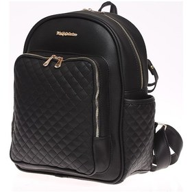 Resim M&y Dust Deri Anne Bebek Bakım Sırt Çantası 7130 Siyah 001 