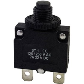Resim IC-271S ST SERİSİ TERMİK RESETLİ SİGORTA 125/250VAC 32VDC 7 AMPER 