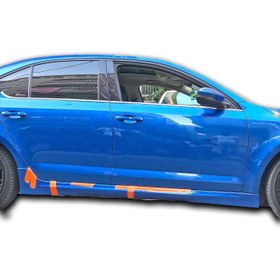 Resim Skoda Octavia Mk3 2013 - 2017 Marşpiyel Plastik Boyasız 