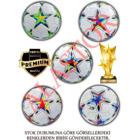 Resim Profesyonel Futbol Topu Orijinal Sert Zemin Halı Saha Futbol Topu Hibrit No:5 