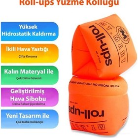 Resim Technosmart Kolluk Yüzme Şişme Simit Her Yaş Turuncu 