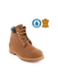 Resim Hush Puppies Empresa 725039 Gerçek Deri, Anatomik, Waterresist Kadın Bot Tarçın 