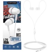 Resim L29 Platoon Bass Earphones Kulaklık Beyaz 