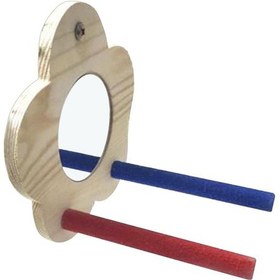 Resim Suntek Papağan Ahşap Platform Kuş Kafesi Kanaryalar Sultan 