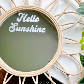 Resim Hello Sunshine Sticker Ev Ayna - Sadece Sticker Ilanıdır 