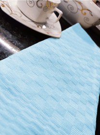 Resim 2 Adet Mavi, 40x60cm Ekose Desen, Alman Peçetesi, Mutfak Havlusu, Kurulama Havlusu, Mutfak Havlusu Çok Renkli 