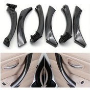 Resim Dashanshop 1 Adet Yüksek Kaliteli Karbon Fiber Kapı Kolu Kapağı Sol Set Bmw 3 Serisi E90 E91 E92 